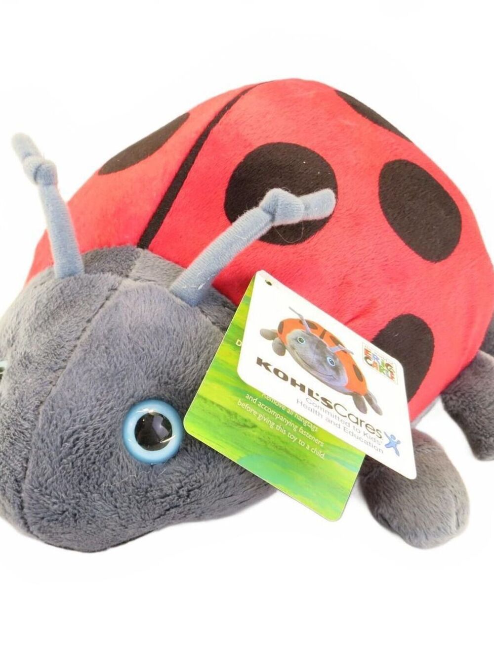 The Grouchy Ladybug by Eric Carle Red Plush Stuffed Animal Soft Toy 12"